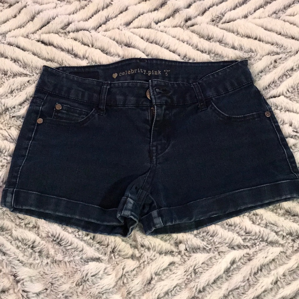 Celebrity Pink Jean Shorts